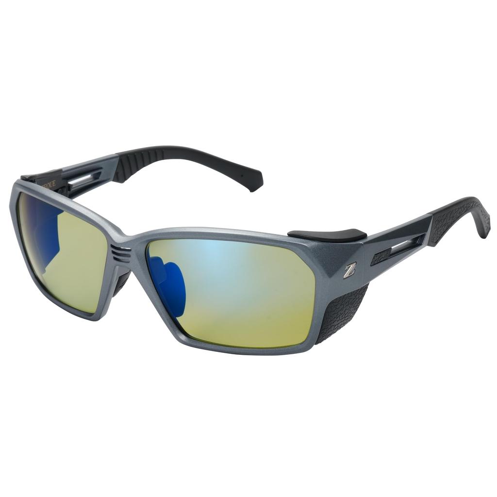Zeque Polarized Sunglasses LOOF Iron Gray EASE MIRROR F-2050 GREEN/BLUE