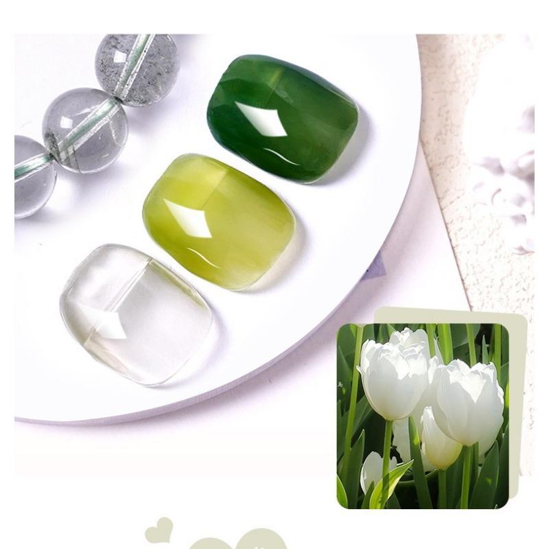 Lipici pentru unghii, un set complet de jeleu de gheață transparentă, culoare salon de unghii, special pentru fototerapie, lipici pentru ojă