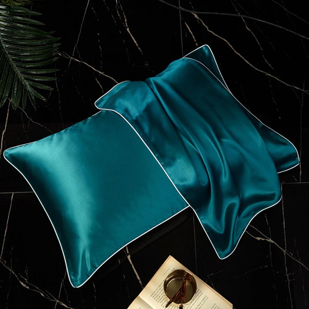 22 Momme 6A Grade Luxury High Quality Pillowcase Pure Real Natural Mulberry Silk Pillow Case with Envelope Closure Design