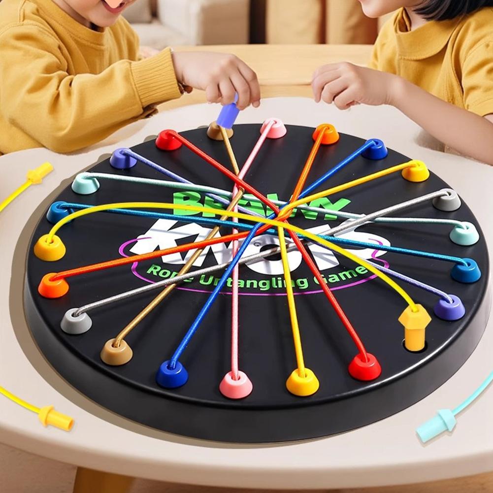 Twisted Ropes Puzzle Logic Thinking Training Tangle Puzzle Game Family Party Games Parent-Child Interaction Toy