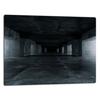 Szklana Płyta Deska Do Krojenia 52X40 Tunel Czarna