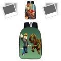 Roblox Pattern Kids School Backpack With Large Capacity And Durable Polyester Material