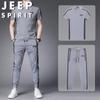 JEEP SPIRIT Men's Summer Casual Two-Piece Set