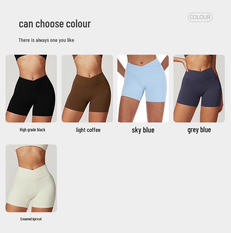 Recycelte High-Waist Yoga- und Laufshorts für Damen 8799