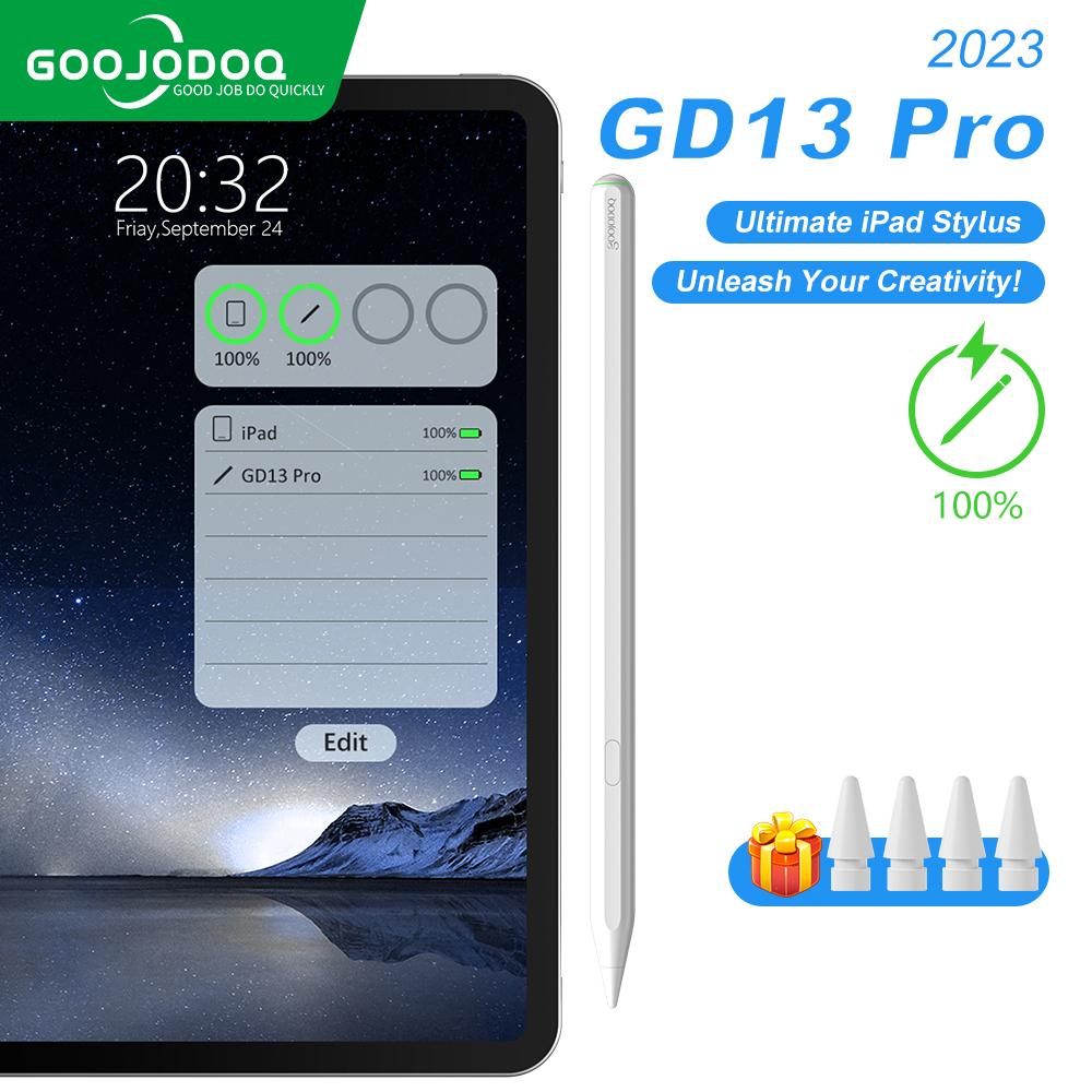 GOOJODOQ Voor Pencil 2 Draadloos Opladen iPad Potlood met Handpalmherkenning voor iPad Mini 6 iPad Air5 4 iPad Pro 11 12.9