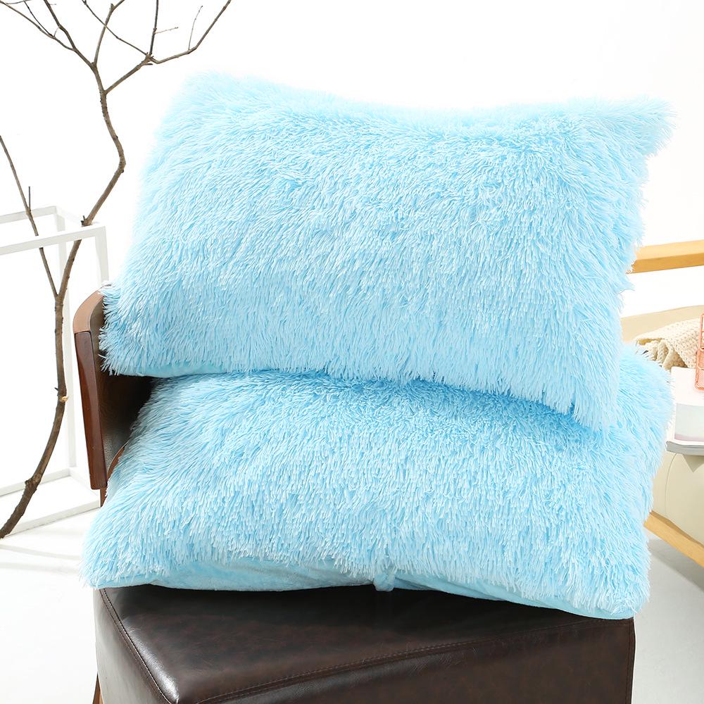 

Plush Crystal Velvet Cushion Pillowcase Bedding Set 50 x 70 cm