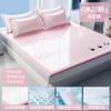 New Ice Silk & Ice Rattan Cooling Mat Set Dual-Sided Reversible Washable Bedding for Home Dorm Multi-Size