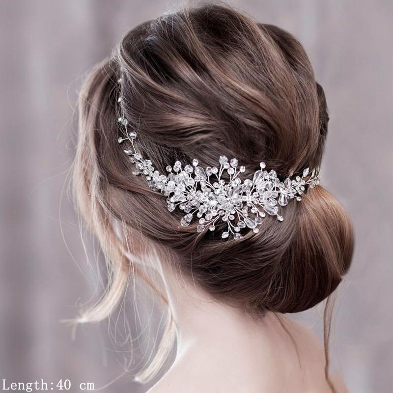 Luxuriöse Blumenstirnbänder, Diademe, Haarschmuck für Hochzeiten, für Frauen, Braut, Haarschmuck, Brautstirnband, Kopfschmuck, Party-Haarband