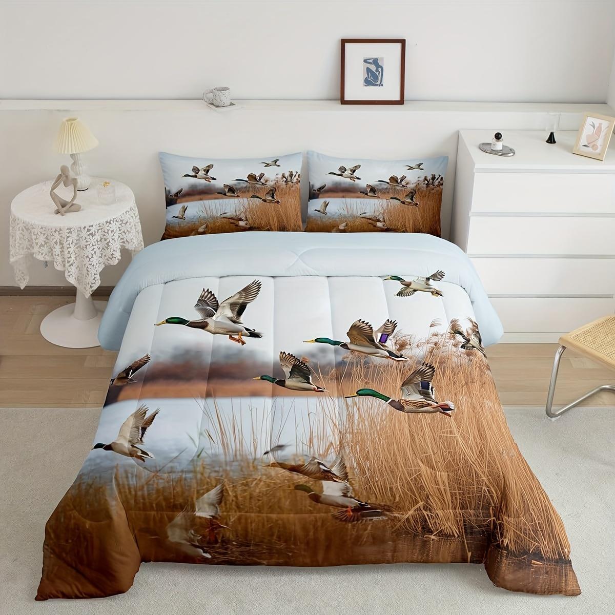 

Comforter Natural Scenery Bedding Set 3D Printed Soft Single Twin Double Size Bedroom Decor Birthday Gift Comforter (quilt)-EU Single(135*200cm)3pcs
