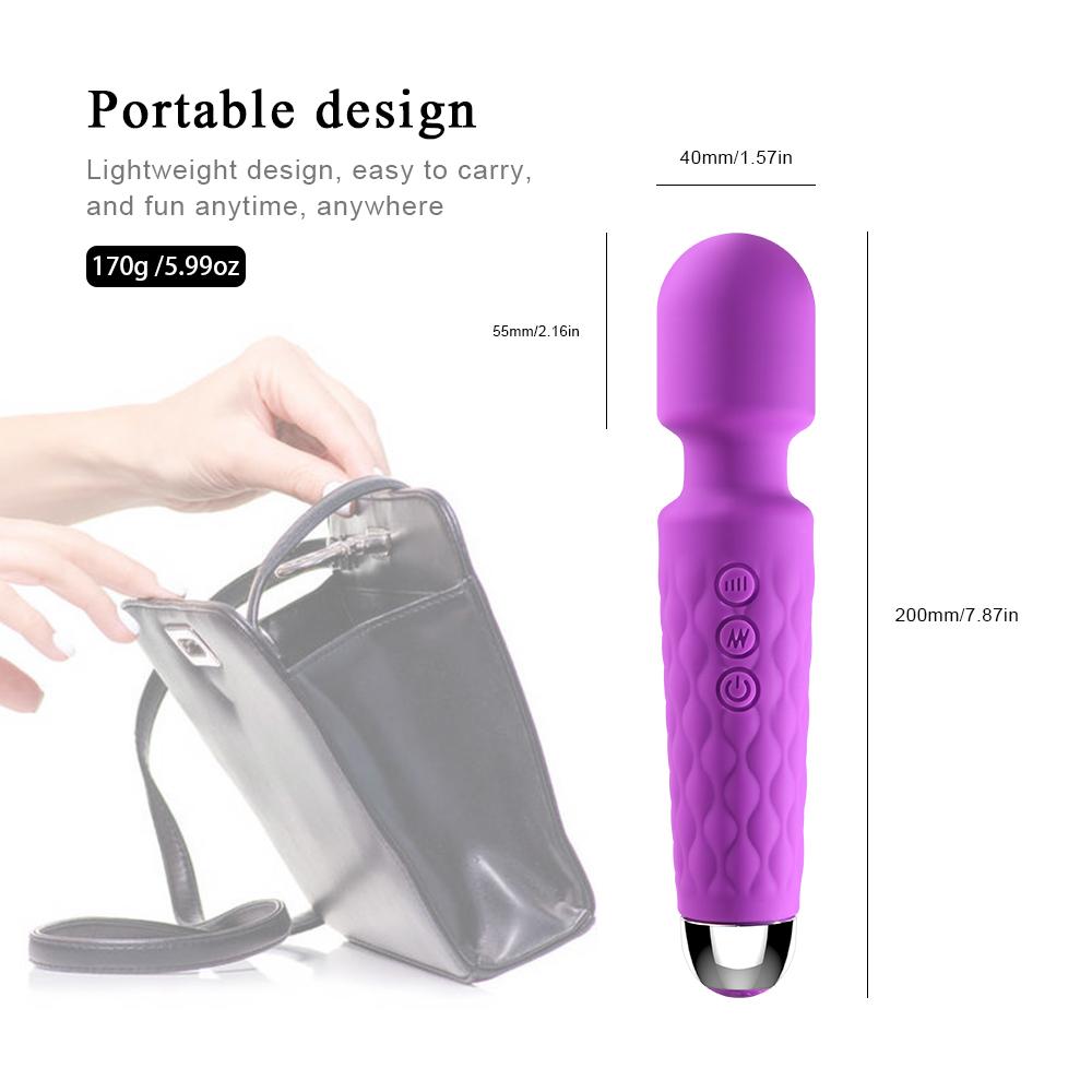 Powerful Magic Wand Vibrators for women G Spot Clitoris Stimulator Dildo Wand Massager Masturbator AV Stick Sex Toys for