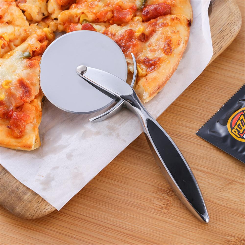 Pizza  Cutter Wheel Zinc Alloy Baking Cutting Non Slip Handle Pizza Knife For Kitchen Pizza Cutter