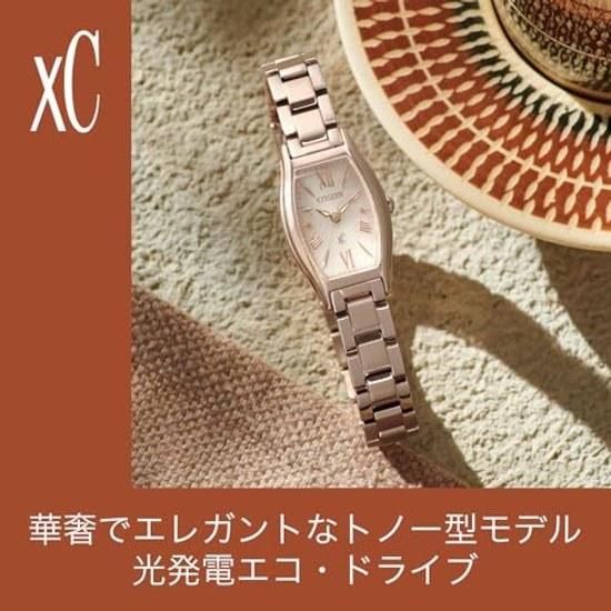 CITIZEN Watch xC EW5546-56X Light-powered Eco-Drive Waterproof Tonneau Type Ladies Business Simple Sakura Color Made Japan