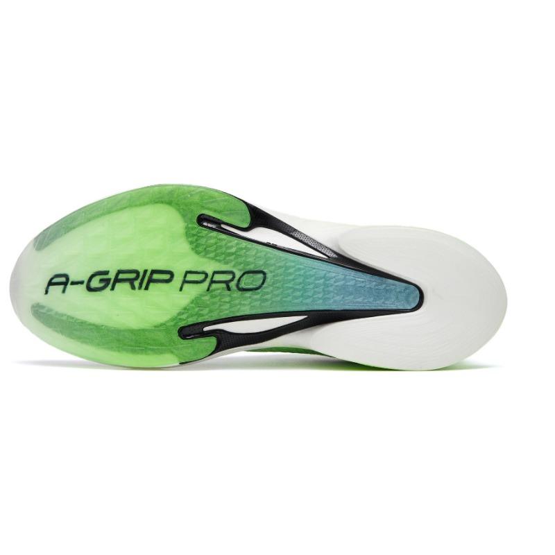 Anta MACH Pro Men Low-top Cushioned Non-slip Casual Running Shoes White-green-black 112325584S-2