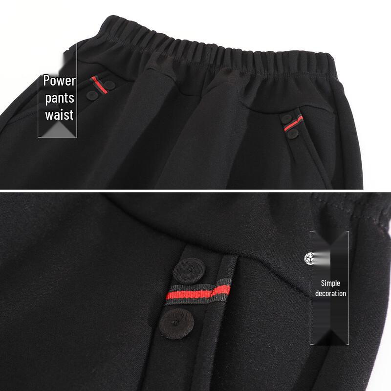 YUZHAOLIN Women's Winter Fleece-Lined Straight-Leg Casual Pants