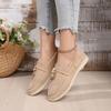 Fashion 2024 Brand Shoes Female Slip-on Women's Flats Fashion Tassel Daily Flats Women Hot Sale Plus Size Round Toe Solid Flat Low Heels