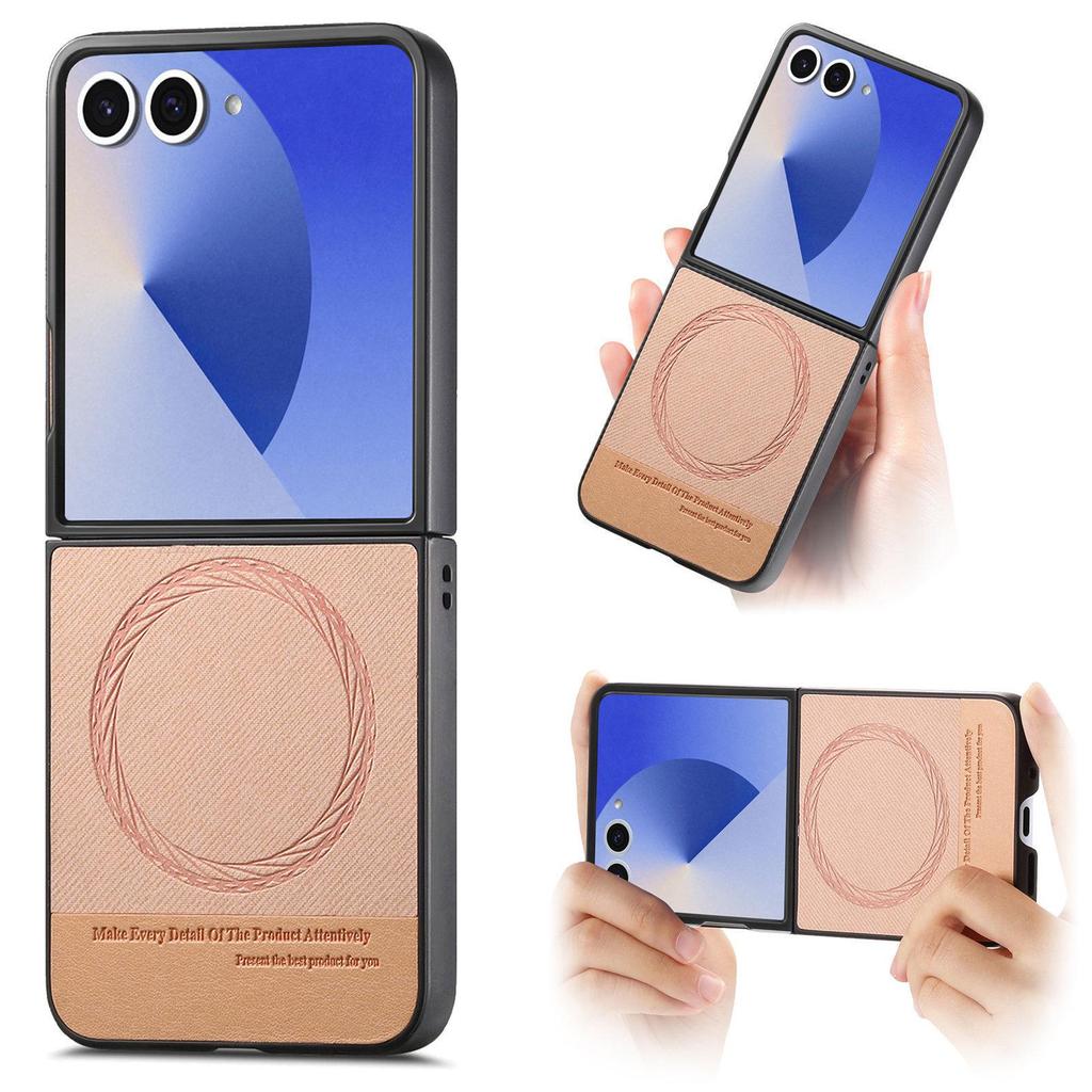 Samsung Z Flip 7 Leather Protective Case - Foldable, Drop-Proof Cover for Flip 5