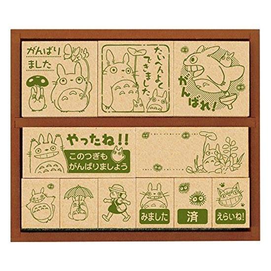 Beverly Ghibli My Neighbor Totoro Stamp Wooden Reward 2 SG-128