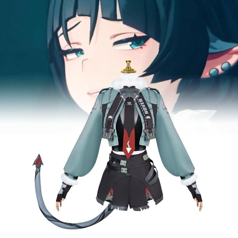 Schönes vereinfachtes Du Cosplay Komplettkostüm-Set Für Anime-Spiel Rollenspiel Beinhaltet Perücke Und Schuhe