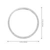 1Set Diamond Watch Bezel Ring Alloy Stylish Lightweight Decoration Protector for 3 45Mm Remodeling