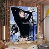 Popular Kpop LLoona YYves Printed Large Wall Tapestry Hanging Tarot Hippie Wall Rugs Dorm Art Home Decor
