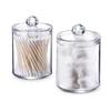 Storage Box Useful with Lid Easy To Refill Multi-purpose Cotton Swab Floss Jar Household Supplies