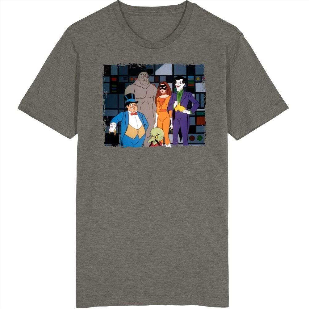 BatUnisex And Robin Villains Animated Tv Series T Shirt