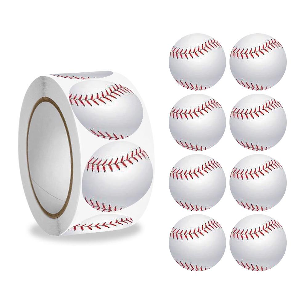 1000 Stickers/piece, 1 Inch, Football, Basketball, Ball Games, School Reward Label Stickers, Sports Party Decoration Stickers, Sports Theme Stickers