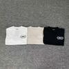 Corteiz Mens Oversized Cotton Long Sleeve Tee With Letter Print - Casual Streetwear Round Neck T-Shirt Fall