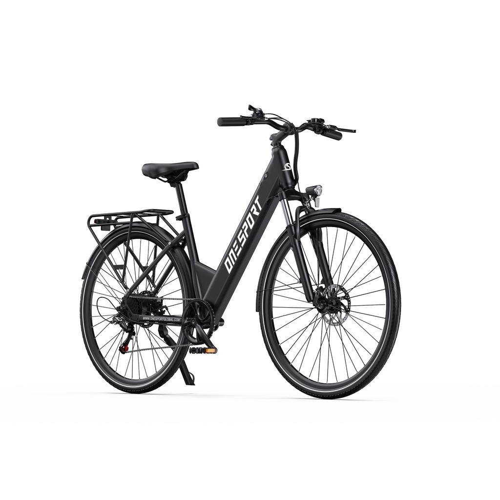 ONESPORT OT12 36V 250W Electric Bike for Adults, 700C City E-Bike, 40-65km Range, Shimano 7-Speed