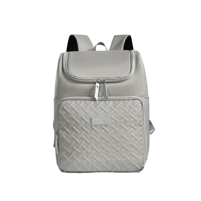 Runhui Rainbow Insulated Backpack Lunch Bag - Large Capacity Bento Carrier with Ice Pack for Food Freshness