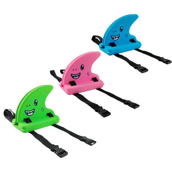 Swimming Shark Back Fin Adjustable Belt EVA Cloth Fin Shaped Float Freestyle Training Aid Toddlers Boys Girls Safety Swimming Gear