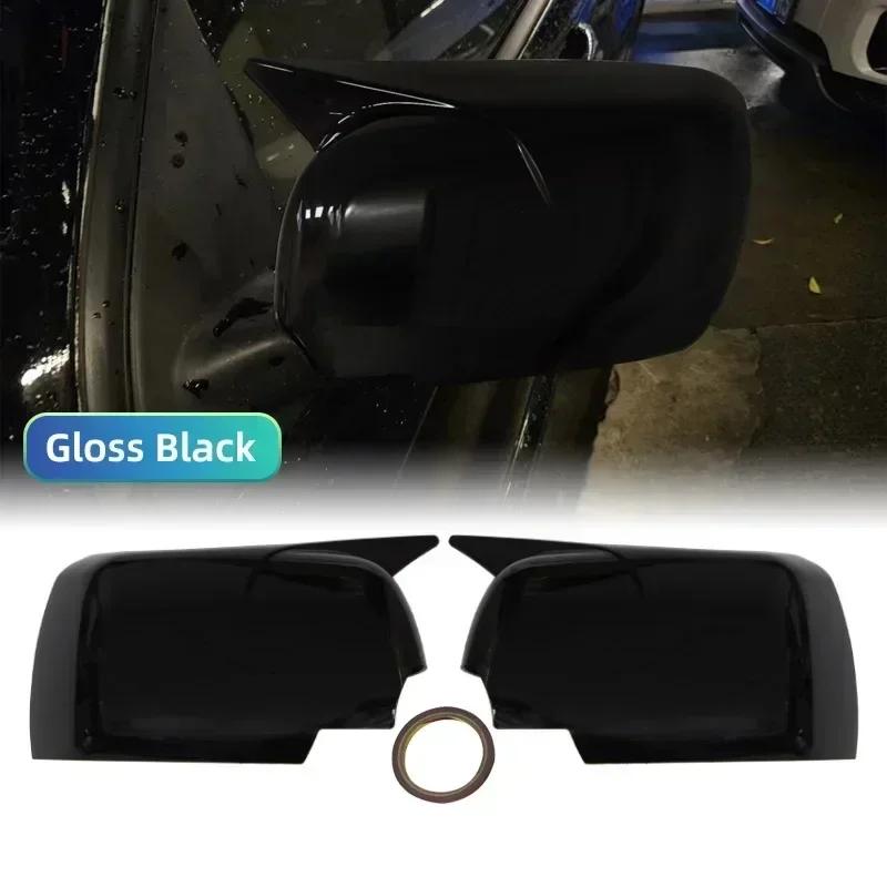 

Car Front Door Rear View Mirror Shell Matte Black Mirror Caps Exterior Parts for BMW X5 E53 1999-2006
