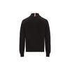 Tommy Hilfiger Cardigan a Maglia da Uomo Colore Unico Semplice Versatile Logo Old Money Ricamato Collo Alto Manica Lunga Primavera Autunno cardigans da uomo 78J9322-001