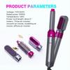 5-In-1Hair Dryer  Electric Hair Comb Negative Ion Straight Curler Brush Blow Dryer Air Comb Removable Brush Kit Tool