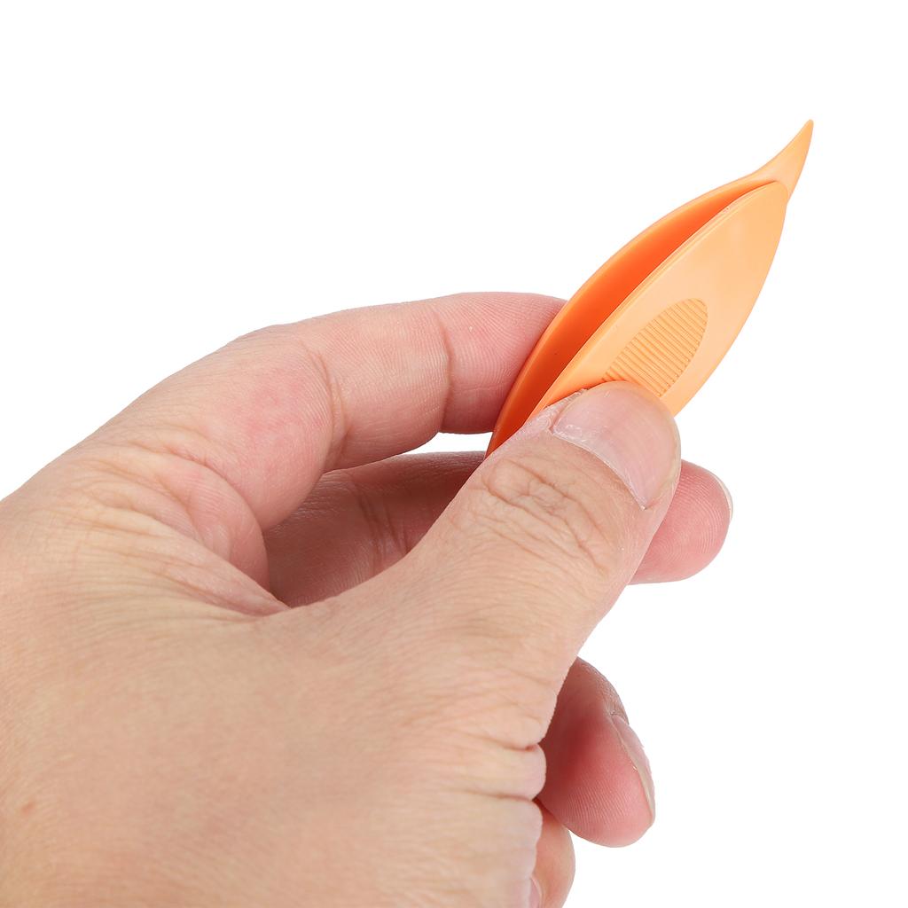 2pcs Tatting  s Plastic Tatting  s Craft Tool for   Hand Sewing Knitting(Orange Yellow )