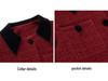 Genuine French Lapel Jacket: Women's Autumn/Winter Angora Red Wool Coat