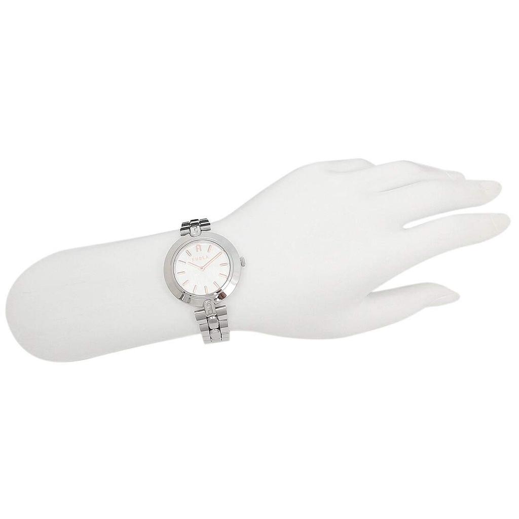 Watch Logolinks 34 MM Quartz White Silver FURLA WW00002005L1 Compatible with A4 [Furla] Women's [Product]