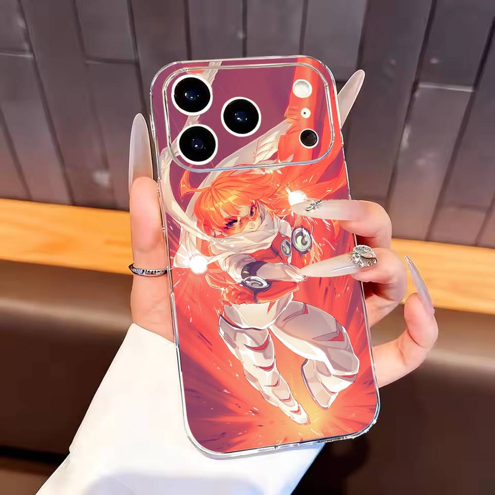 Diebuster Gunbuster Phone Case For iPhone17,16,15,14,13,12,11 Plus,Pro Max Soft Transparent Cover