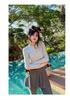 2026 Women's Slimming Wetsuit: Conservative Sun-Protective Swimwear with Long Sleeves and Pants for Surfing & Hot Springs