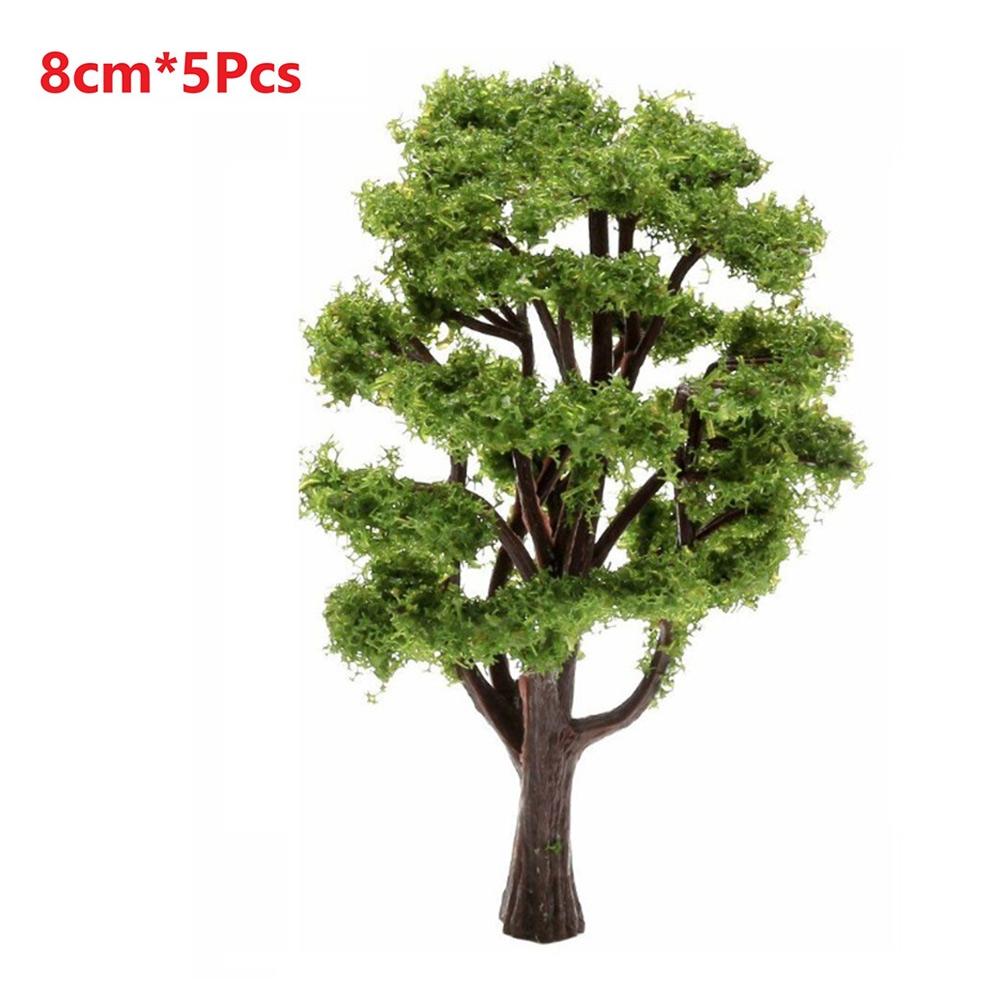10pcs Train Railway Model Trees Scenery Diorama Layout Artificial Tree 8cm/10cm