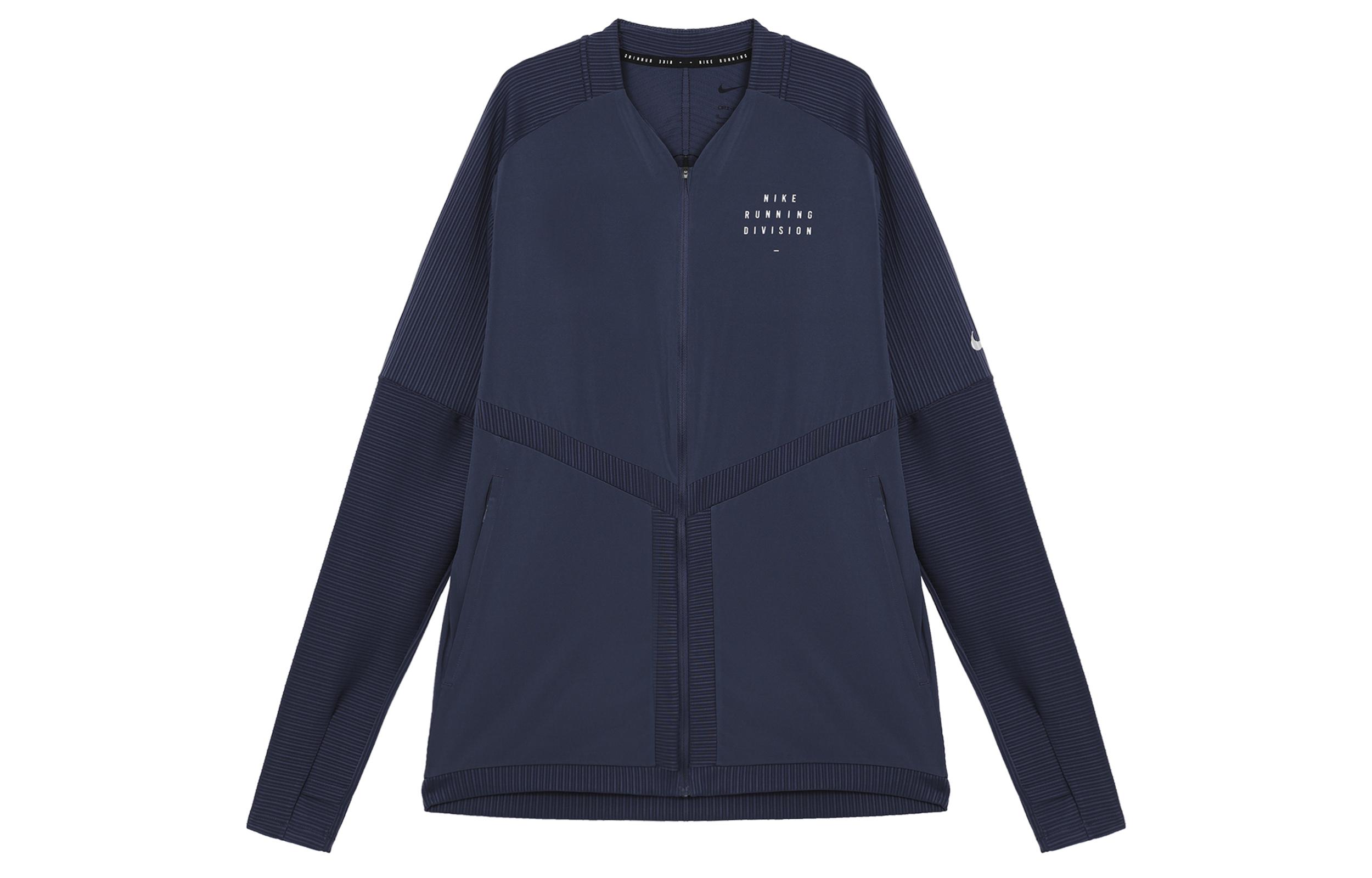 Nike Dri Fit Jackets Men s Blue V Neck Moderate Other DD4930-437 L