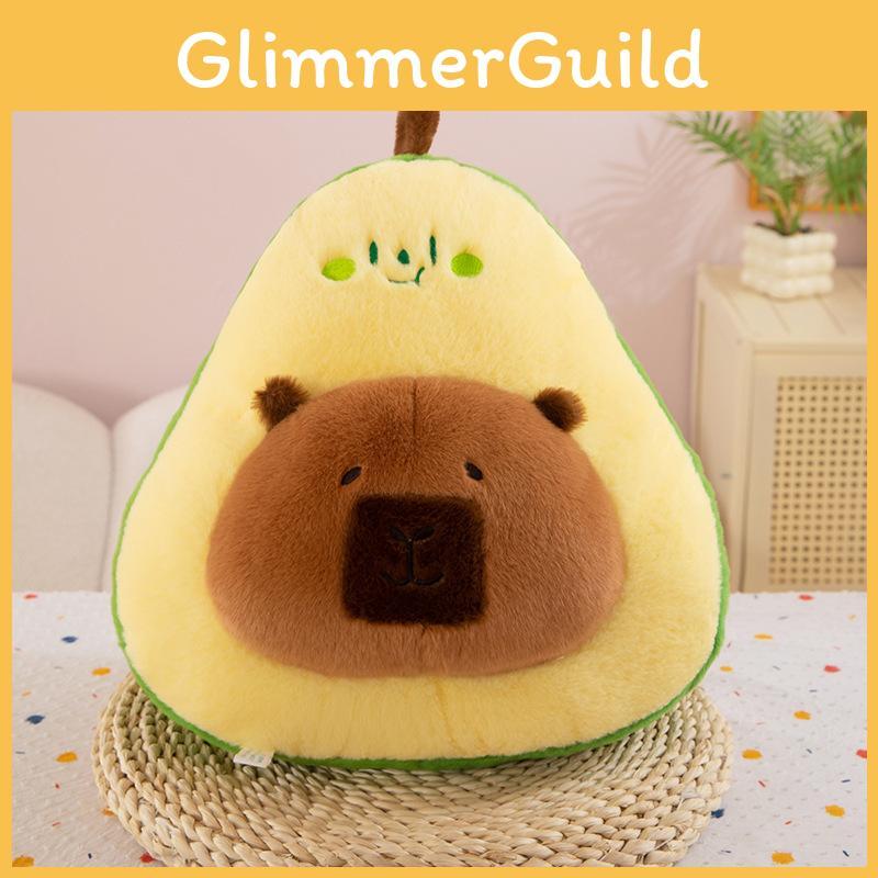 Mill Persea Americana Capybara Plush Toy Cute Cartoon Girl Sofa Decoration Doll