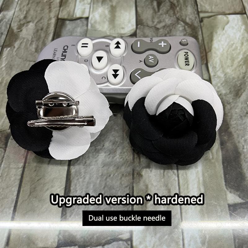 

Fabric Camellia Flower Brooches Hair Clip Wedding Party Corsage Headwear Simple And Elegant Jewelry Accessories 03