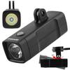 Super Bright Bike Headlight USB Rechargeable Bike Handlebar Light Waterproof High Brightness Bike Light 3 Gears for Night Riding 7