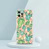 Plant Cactus Phone Case for iPhone 16 15 14 13 12 Pro Max Transparent Soft for iPhone 11 Pro Max 7 8 Plus XS XR Shell Bags