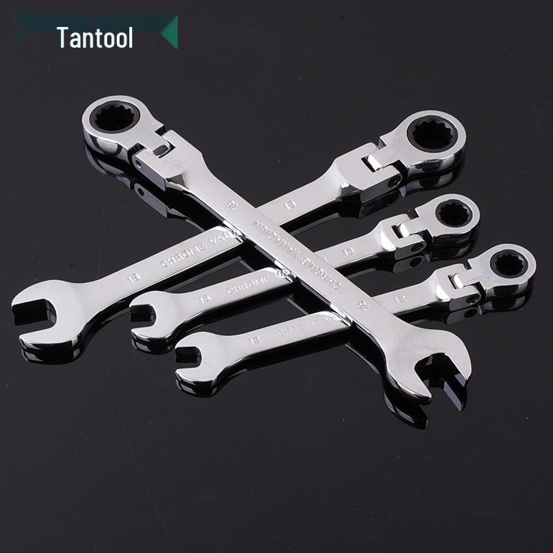 72-Tooth Flex-Head Ratchet Wrench with Quick Release