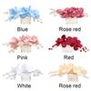 Beautiful Wedding Hair Jewelry Red Flower Hair Pin  Bridesmaid Tiara Hair Combs Bridal Clips
