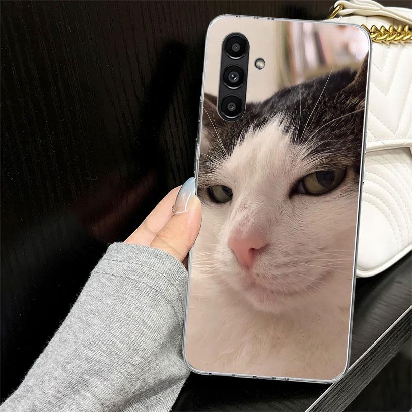 Pet Cat Funny Memes Case for Samsung A17 A16 A56 A36 A26 A15 A55 A35 A25 A14 A54 A34 A24 Phone Cover A13 A53 A33 A23 A05S A04S