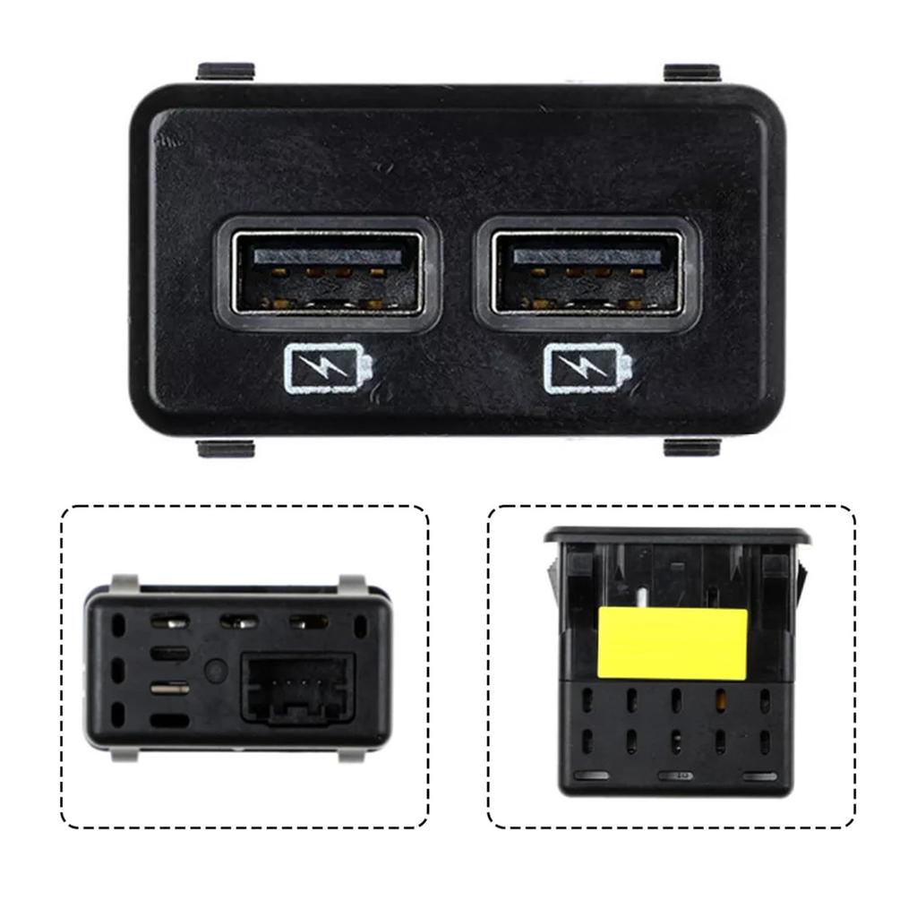 Easy Install USB Port Adapter with Overcurrent Protection & Compact Designs Charging USB Socket for  Autmotives