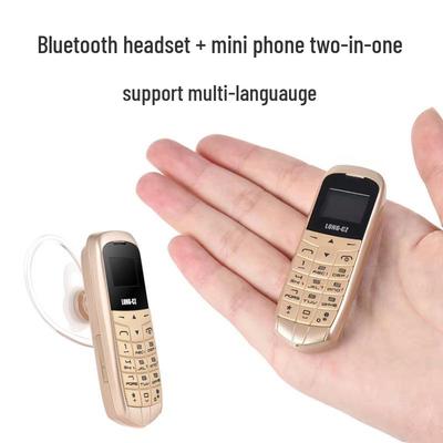 LONG-CZ J8 Compact Ear-hook Bluetooth Phone with Multilingual Support